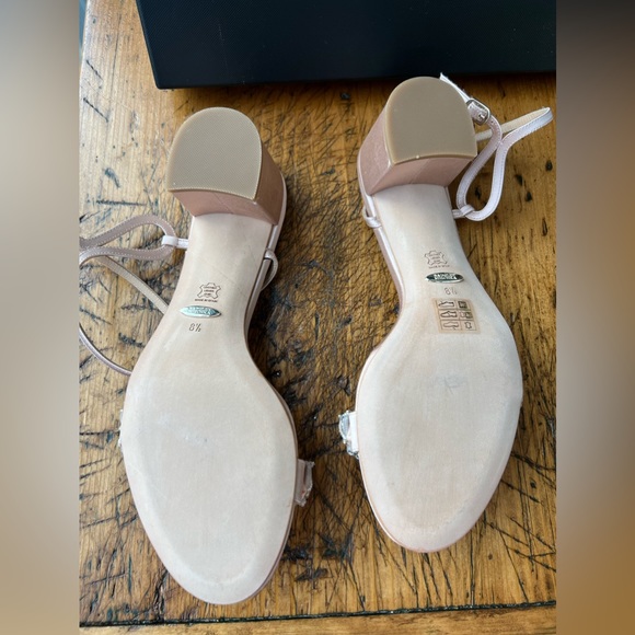 Badgley Mischka Tanessa Ankle Strap Sandal Blush Size 8.5 - Picture 6 of 8